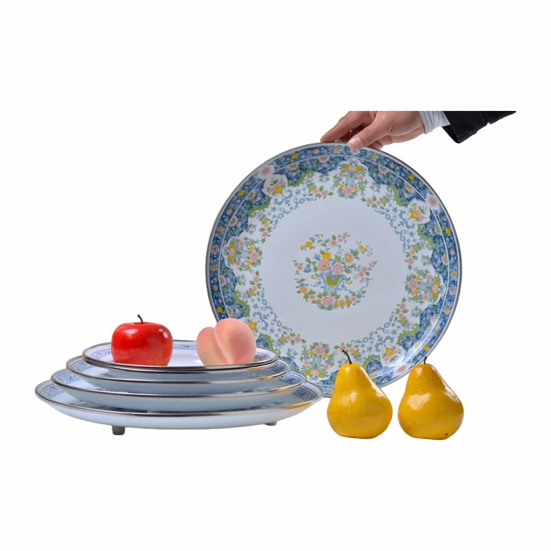 Enamel Rice Plate Set Enamel Rice Plate Set