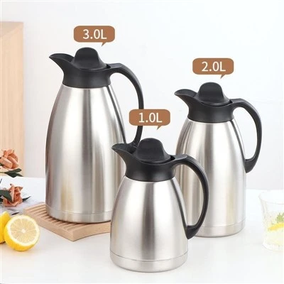 Double Wall Ss Coffee Pot